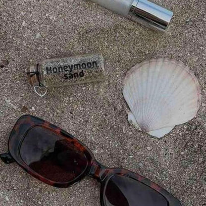 Honeymoon Keepsake Unique Wedding Travel Gift Small Sand Bottle Bride Gift Couple Gift Vacation Sand Jar Beach Honeymoon Memory
