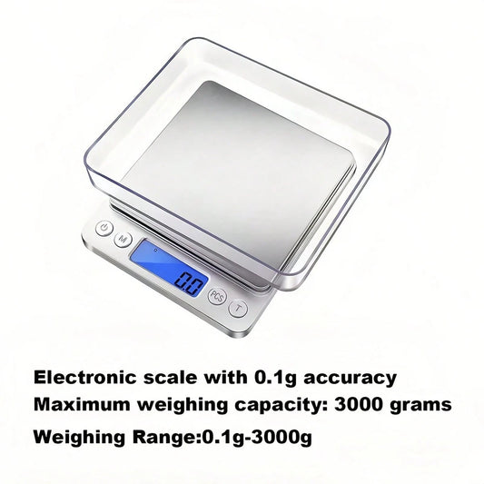 Household High-Precision Kitchen Scale, Pocket Precise Jewelry Scale, Portable Mini Electronic Scale, Food Weighing