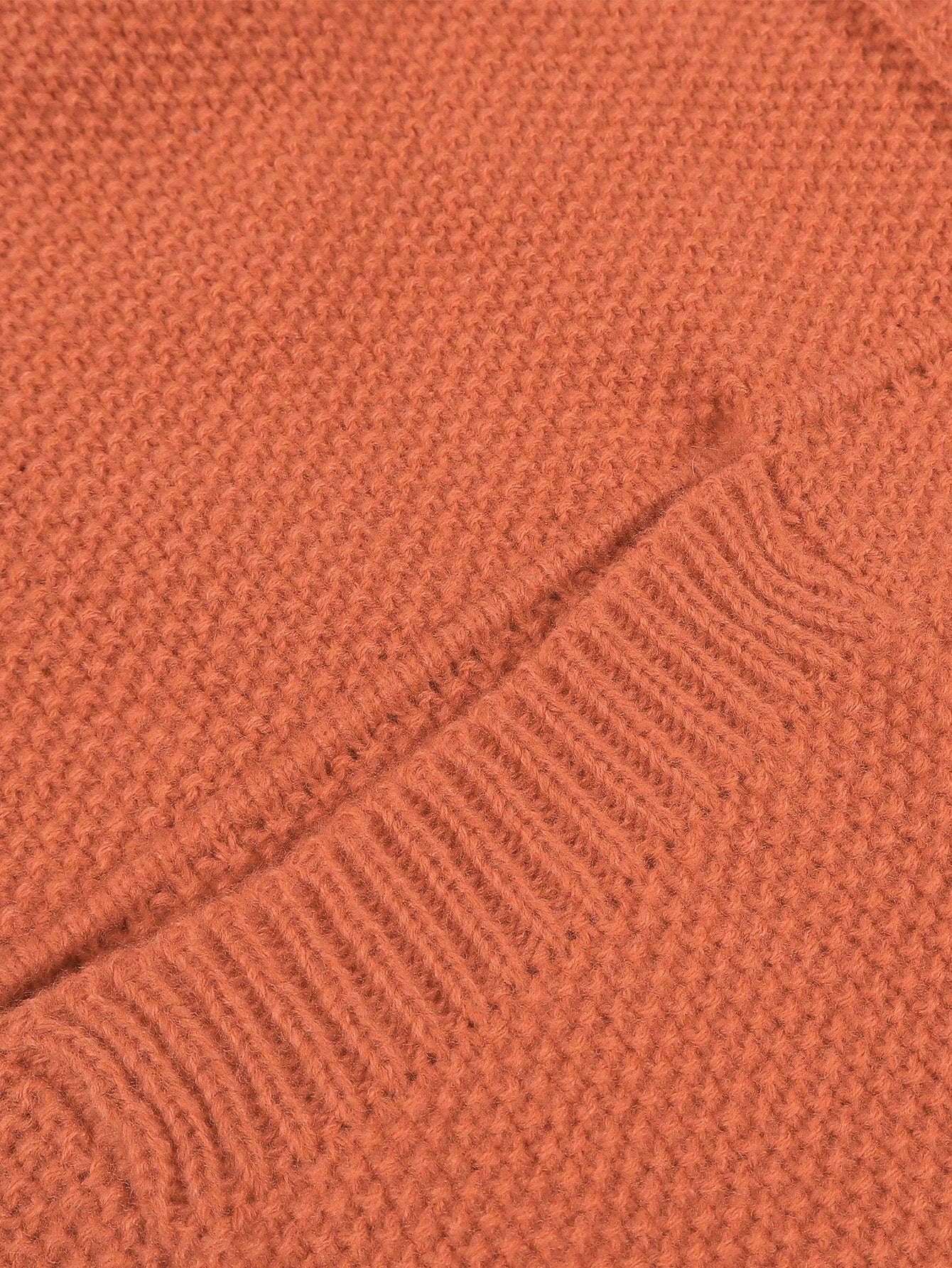 ii Casual Loose Metal Button Knit Cardigan