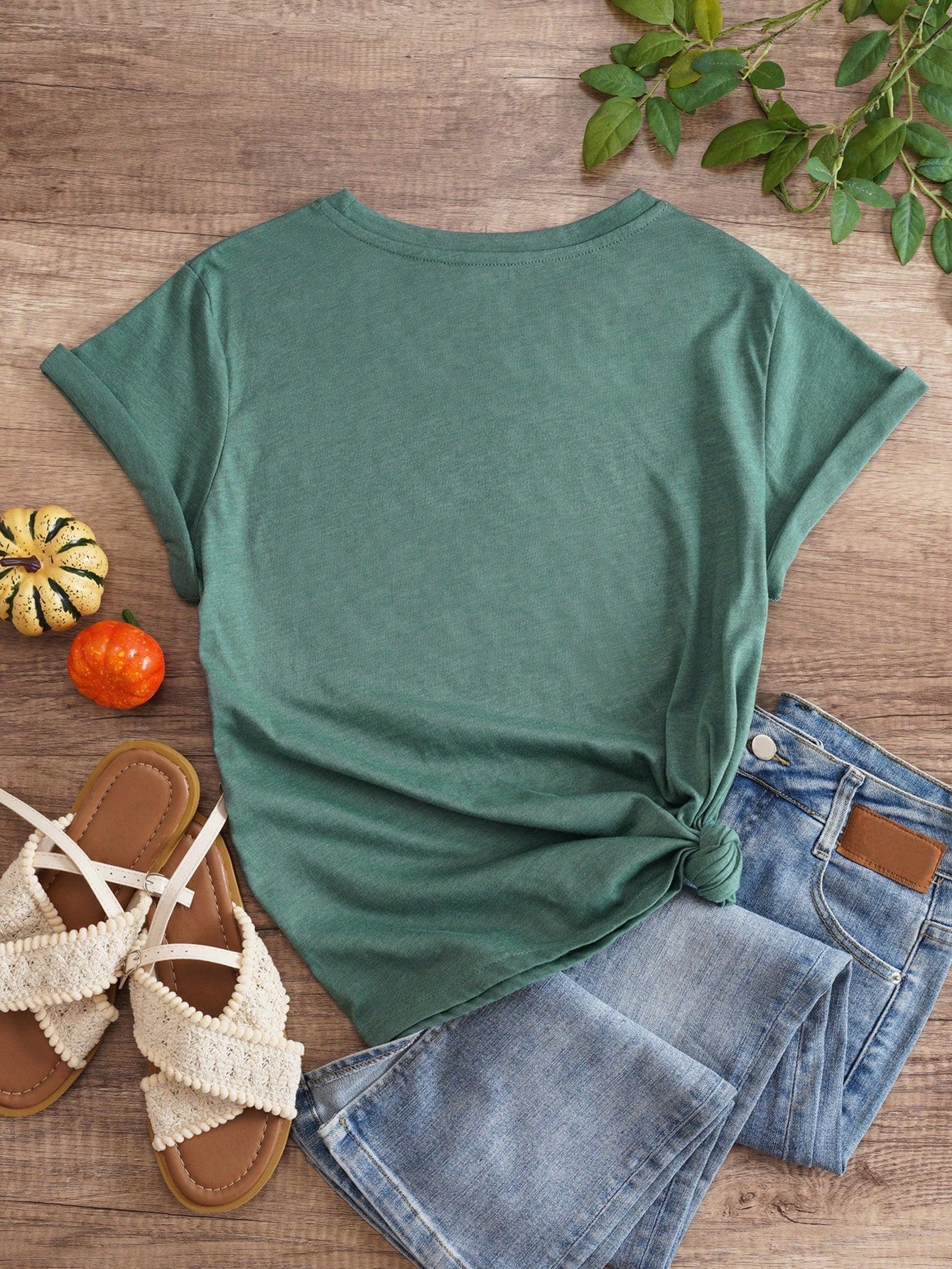 INAWLY Figure Graphic Tee Graphic Tees Women Tops
