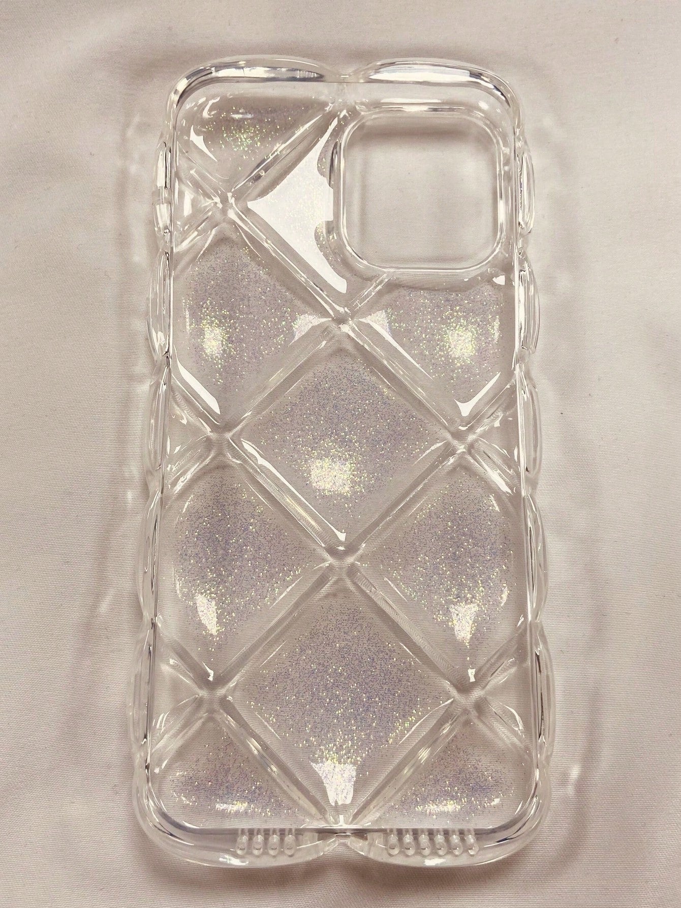 Iphone 16 Diamond Grid Sparkle Case Compatible With Apple Iphone 13 Pro Max, 13 Pro, 13, 12 Pro Max, 12 Pro, 12, 11 Pro, Xs, X, Ins Style, Anti-Dropping, 3d Design