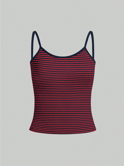 IslaSuriya Striped Minimalist Women's Camisole, Gift For Friends