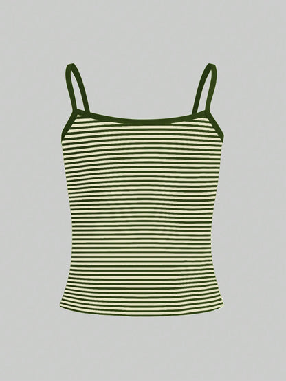 IslaSuriya Striped Minimalist Women's Camisole, Gift For Friends