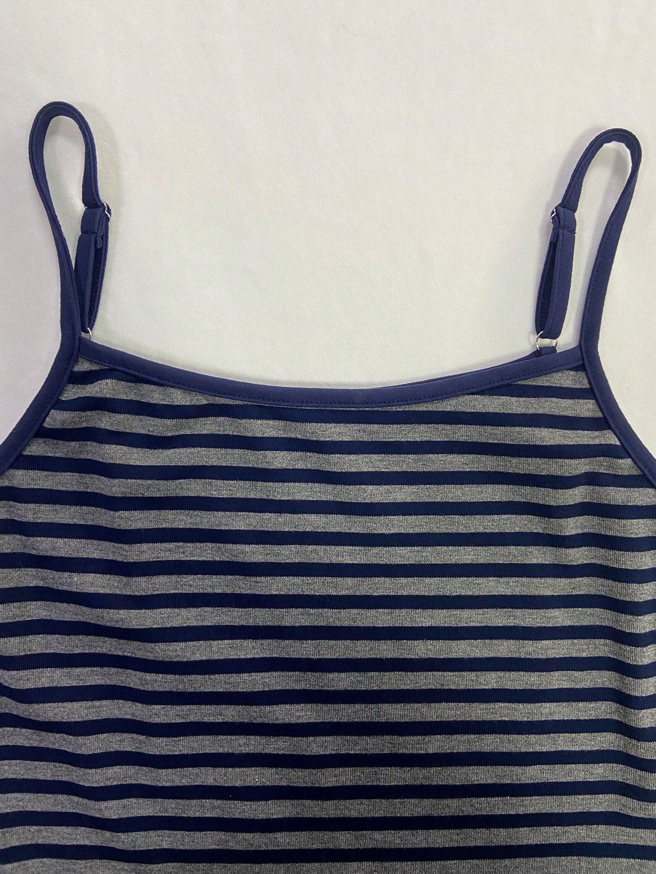IslaSuriya Women's Casual Versatile Navy Blue Striped Camisole
