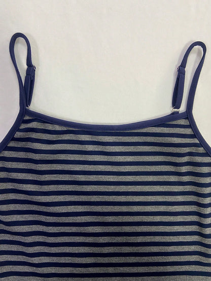 IslaSuriya Women's Casual Versatile Navy Blue Striped Camisole