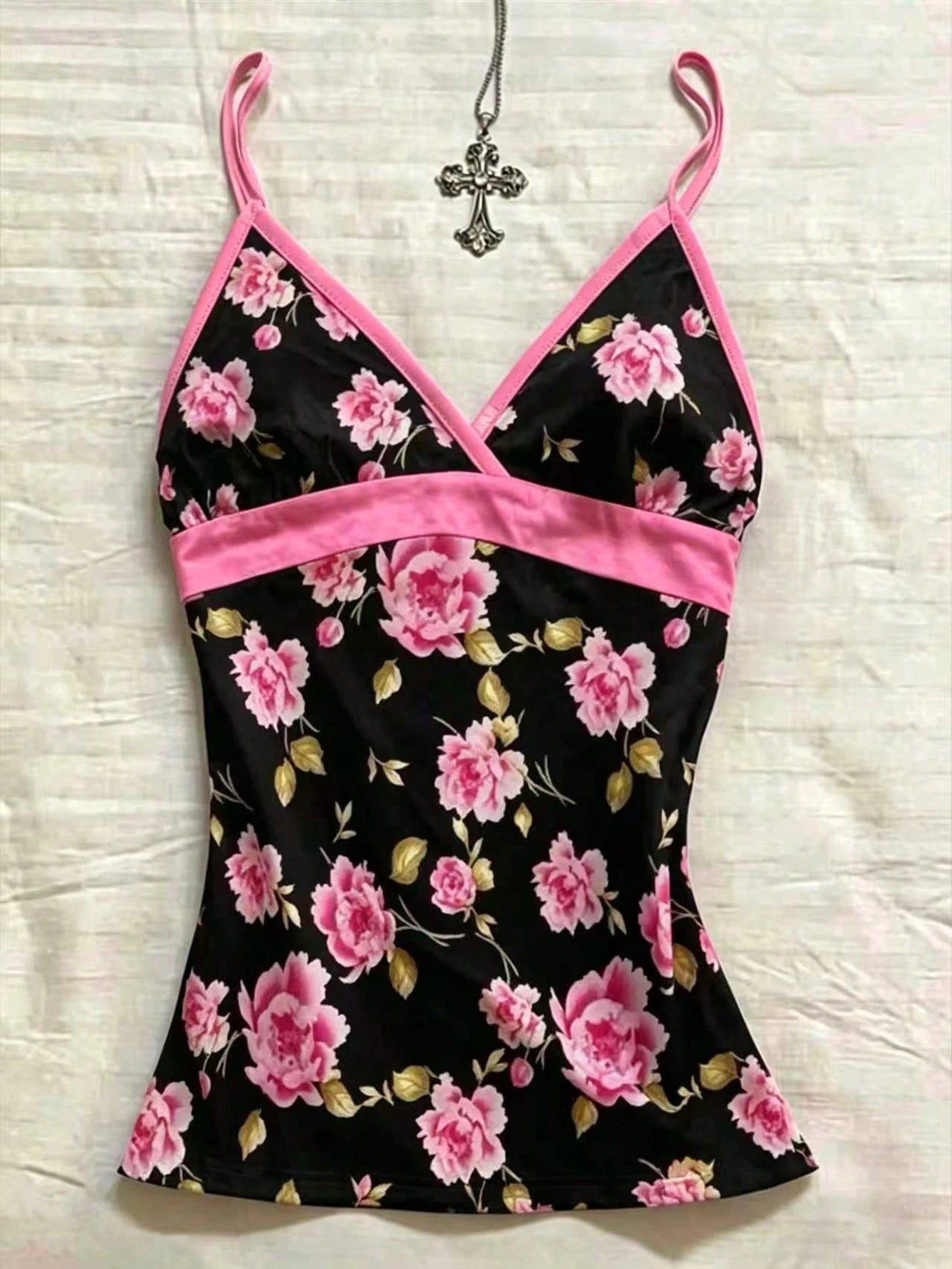 IslaSuriya Women's Floral Print Casual Camisole Top