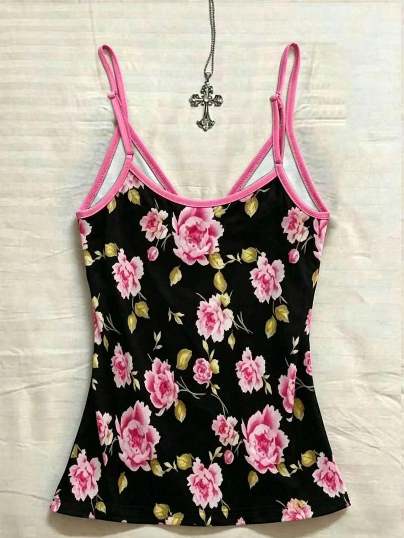 IslaSuriya Women's Floral Print Casual Camisole Top