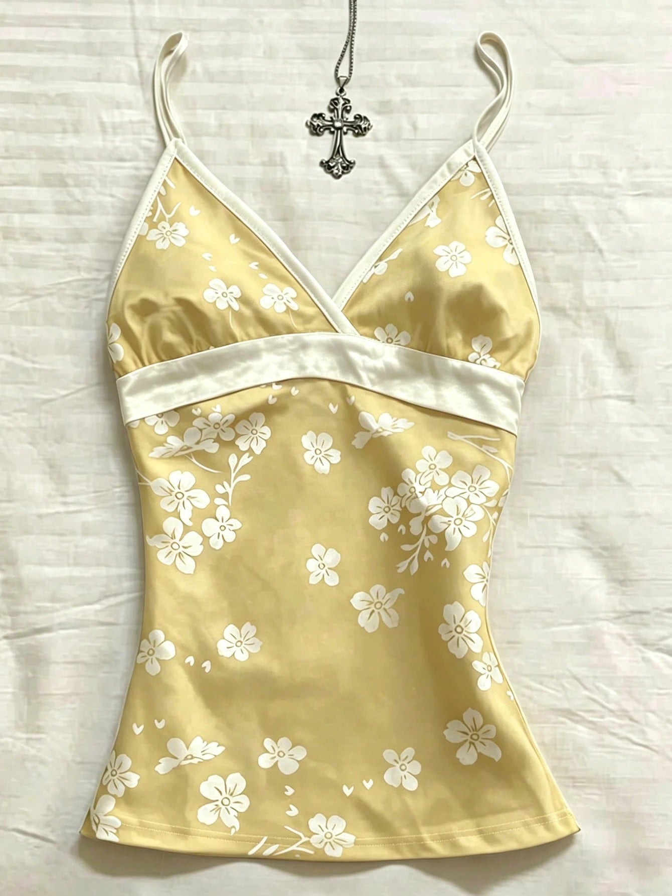 IslaSuriya Women's Floral Print Casual Camisole Top