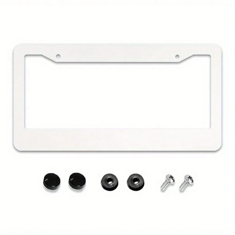Italian Flag License Plate Frame- Single Piece Three-Color Sports Car License Plate Cover, Aluminum Car Italian Flag License Plate Frame, Unisex, Decorative Italian Flag Black License Plate Frame, Ve