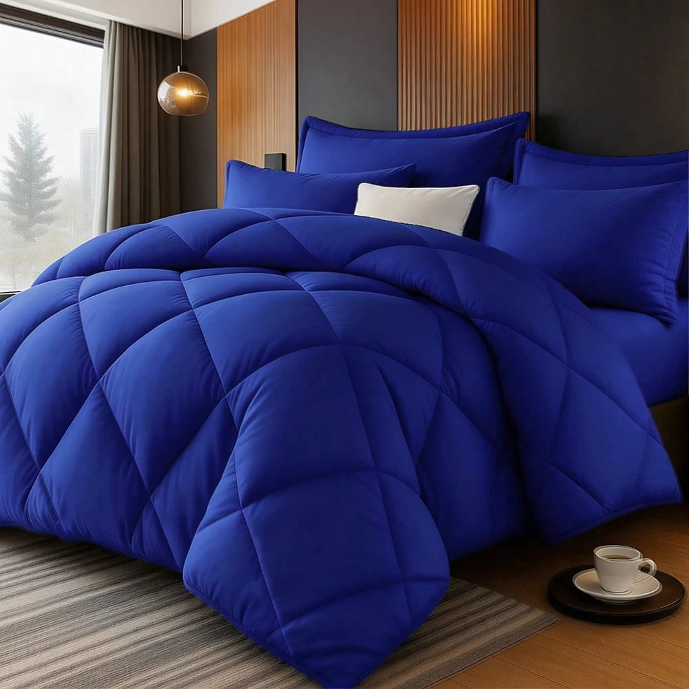 KTABEDDING 2/3PCS Minimalist Luxurious Diamond Grid Large Size Comforter Soft Microfiber Breathable Easy Care For All Seasons Bedding Set With Down Altemative Comforter And Pillowcases Large Size Bedr