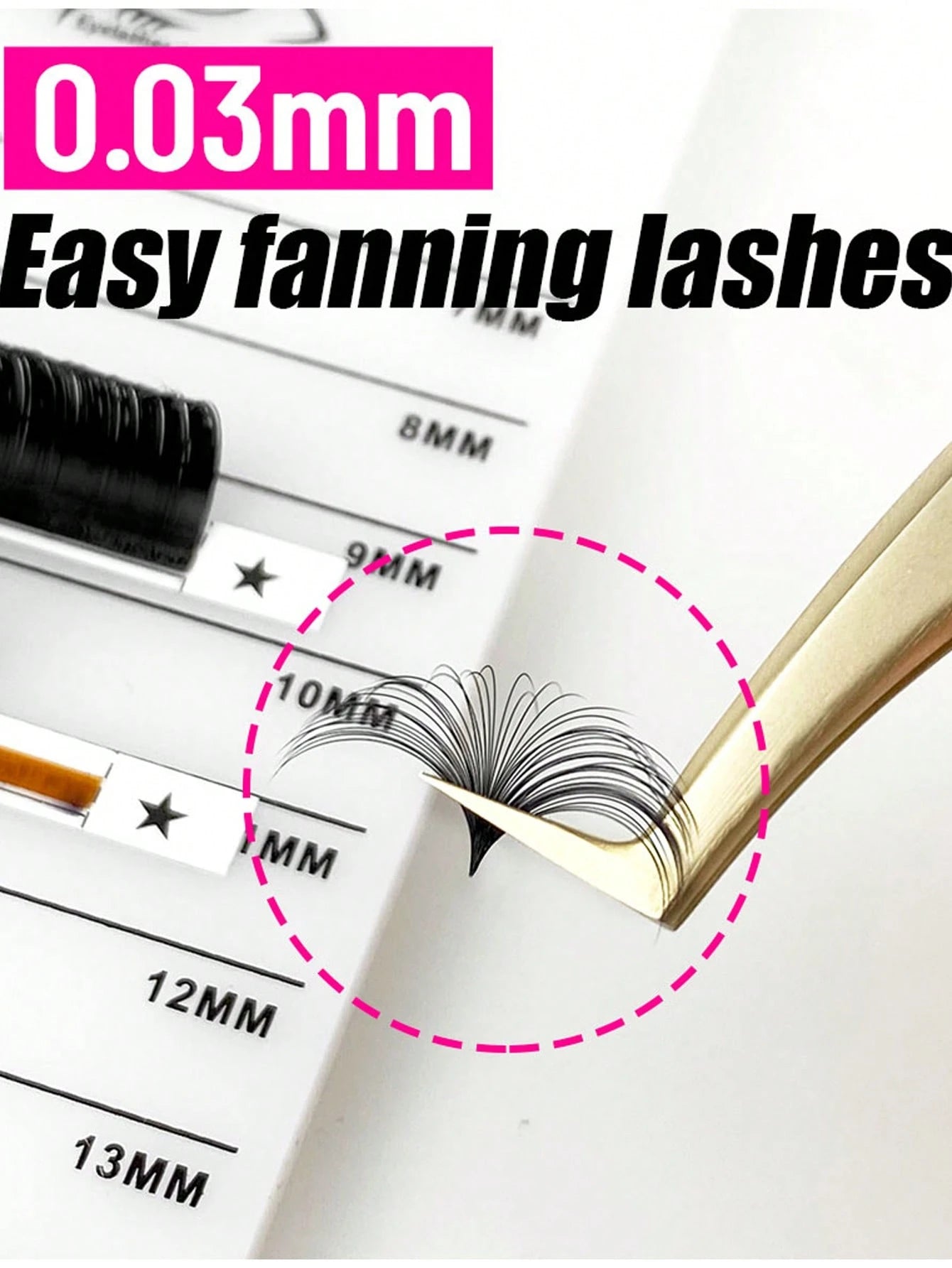 LAKANAKU Abonnie 12Rows D Curl Mix Easy Fans Volume Lashes Extensions Auto Fans Eyelashes Extensions False Eyelashes Blooming Easy Fan Volume Cilios Lash Clusters,Eye Lash Clusters,Individual Eyelashe