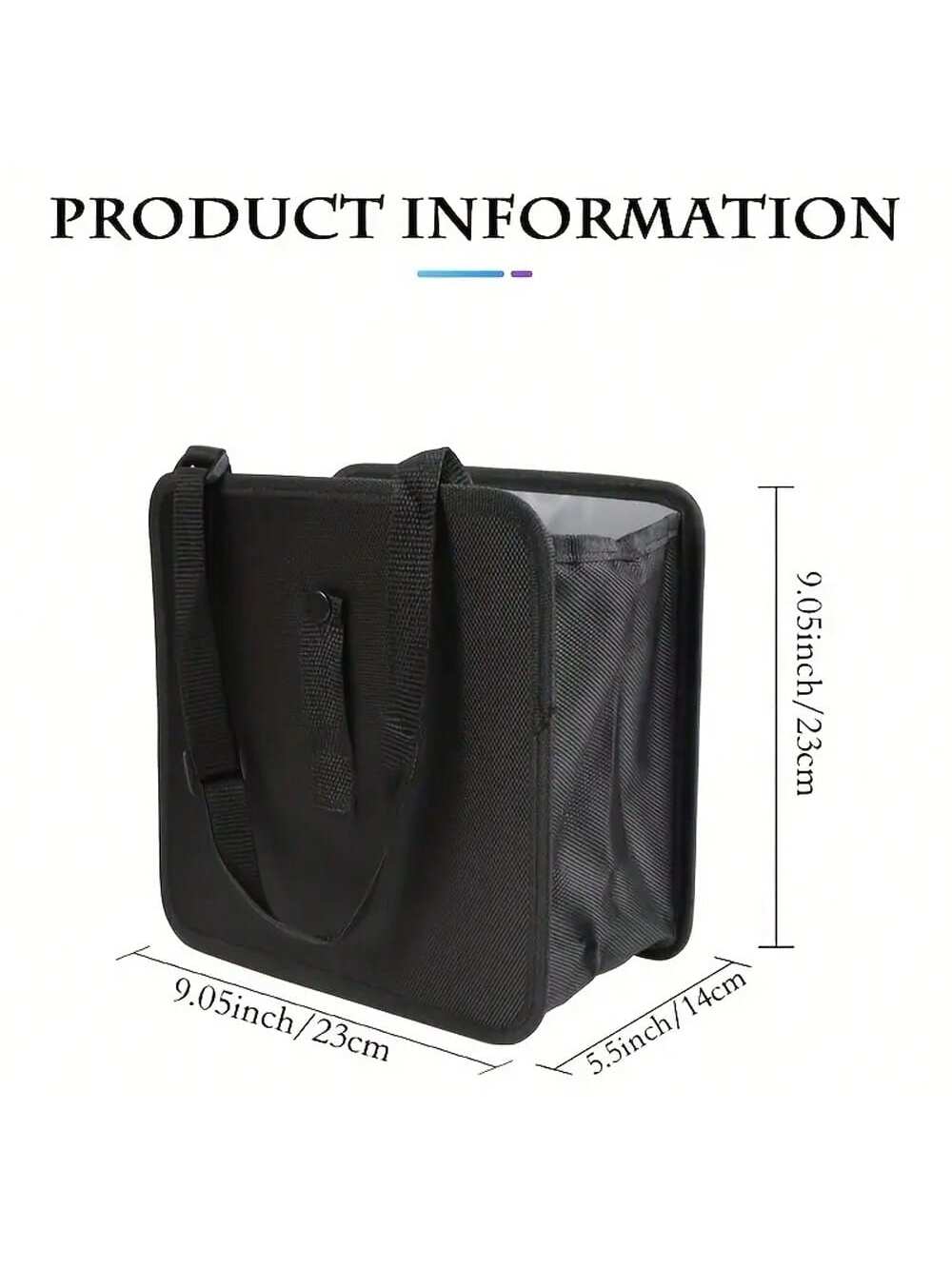 Large Capacity Foldable Car Trash Can- Waterproof And Leakproof Hanging Storage Bag, Leakproof Car Box, Portable Hanging Trash For Cars, SUVs, Trucks, Minivans, Perfect Gifts In The Car
