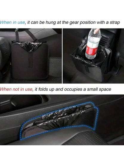 Large Capacity Foldable Car Trash Can- Waterproof And Leakproof Hanging Storage Bag, Leakproof Car Box, Portable Hanging Trash For Cars, SUVs, Trucks, Minivans, Perfect Gifts In The Car
