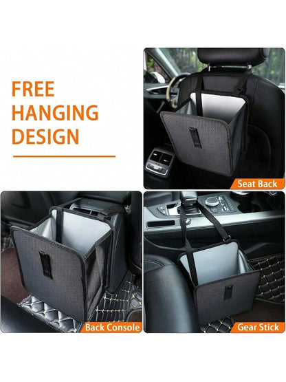 Large Capacity Foldable Car Trash Can- Waterproof And Leakproof Hanging Storage Bag, Leakproof Car Box, Portable Hanging Trash For Cars, SUVs, Trucks, Minivans, Perfect Gifts In The Car