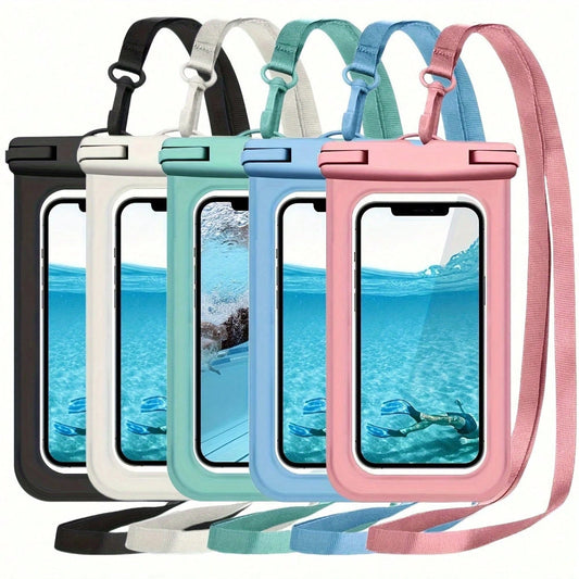 Large Waterproof Phone Bag, Waterproof Phone Case, Suitable For Phone 16 15 Pro Max, Galaxy S25 S24 S23 Ultra, IPX8 Waterproof Phone Protective Pouch, Essential For Beach And Travel