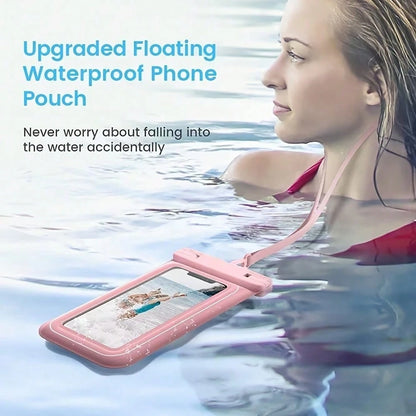 Large Waterproof Phone Bag, Waterproof Phone Case, Suitable For Phone 16 15 Pro Max, Galaxy S25 S24 S23 Ultra, IPX8 Waterproof Phone Protective Pouch, Essential For Beach And Travel