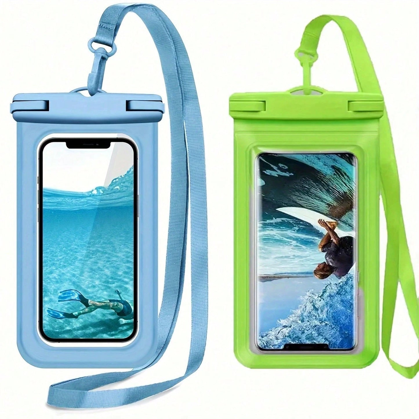 Large Waterproof Phone Bag, Waterproof Phone Case, Suitable For Phone 16 15 Pro Max, Galaxy S25 S24 S23 Ultra, IPX8 Waterproof Phone Protective Pouch, Essential For Beach And Travel