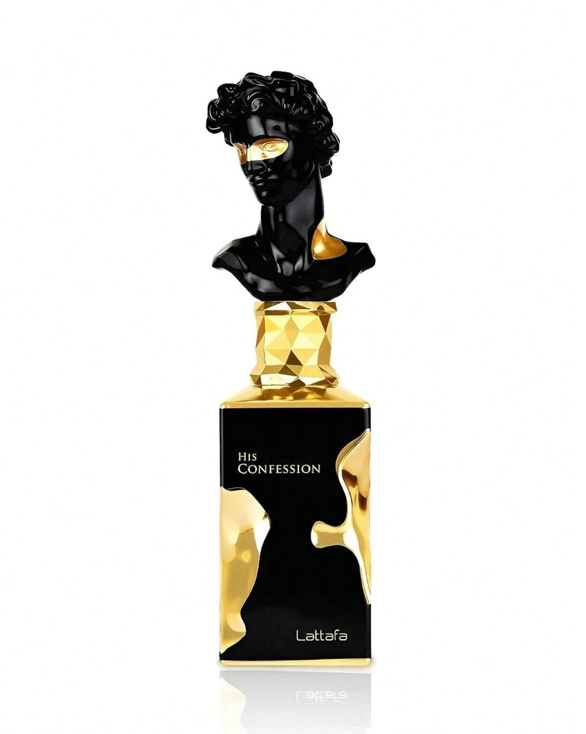 Lattafa His Confession Eau De Parfum 3.4oz/100ml, Long Lasting Cologne For Men, Sweet Spicy Cinnamon & Vanilla Scent, Oriental Woody Amber Fragrance, Luxury Masculine Smell