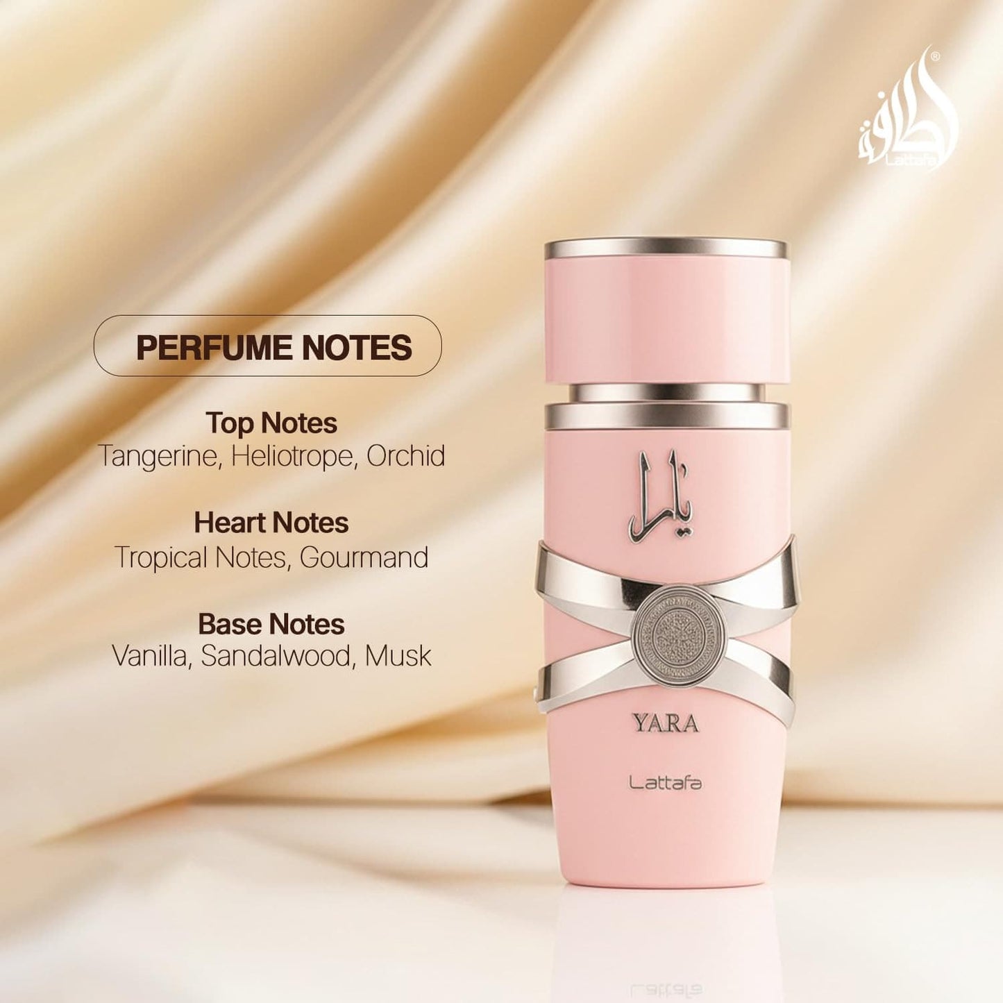 Lattafa Yara 100ml Perfume Spray–Women's Eau De Toilette, Lasting Floral Scent, Alcohol Matrix & Formaldehyde-Free, Ideal For Parties, Long Lasting Floral, Perfect For Dates, Birthdays, Valentine's Da