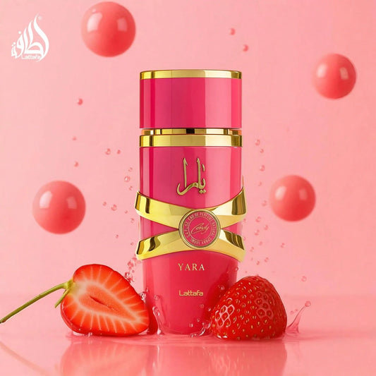 Lattafa Yara Candy- Vanilla, Fruity, Citrus, Floral- Eau De Parfum Long-Lasting Fragrance For Women, 3.40 Ounce/ 100 Ml