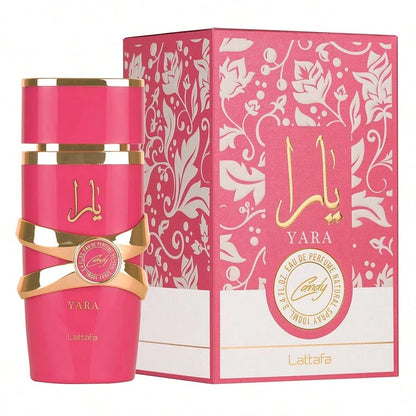 Lattafa Yara Candy- Vanilla, Fruity, Citrus, Floral- Eau De Parfum Long-Lasting Fragrance For Women, 3.40 Ounce/ 100 Ml