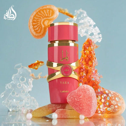 Lattafa Yara Candy- Vanilla, Fruity, Citrus, Floral- Eau De Parfum Long-Lasting Fragrance For Women, 3.40 Ounce/ 100 Ml