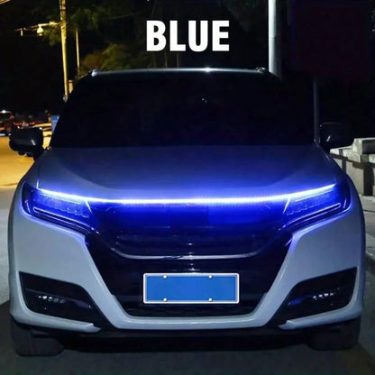 LED Light- Emission Car Trim Strip- Cool Lighting, Increase Safety Points, Built-In LED Beads, Multiple Light Modes To Choose From, Car DRL Start Scanning Function, Cool And Eye-Catching When Lit Up