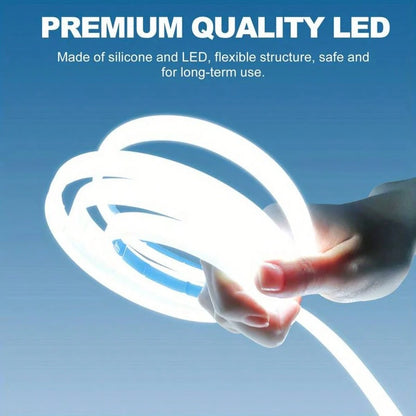 LED Light- Emission Car Trim Strip- Cool Lighting, Increase Safety Points, Built-In LED Beads, Multiple Light Modes To Choose From, Car DRL Start Scanning Function, Cool And Eye-Catching When Lit Up