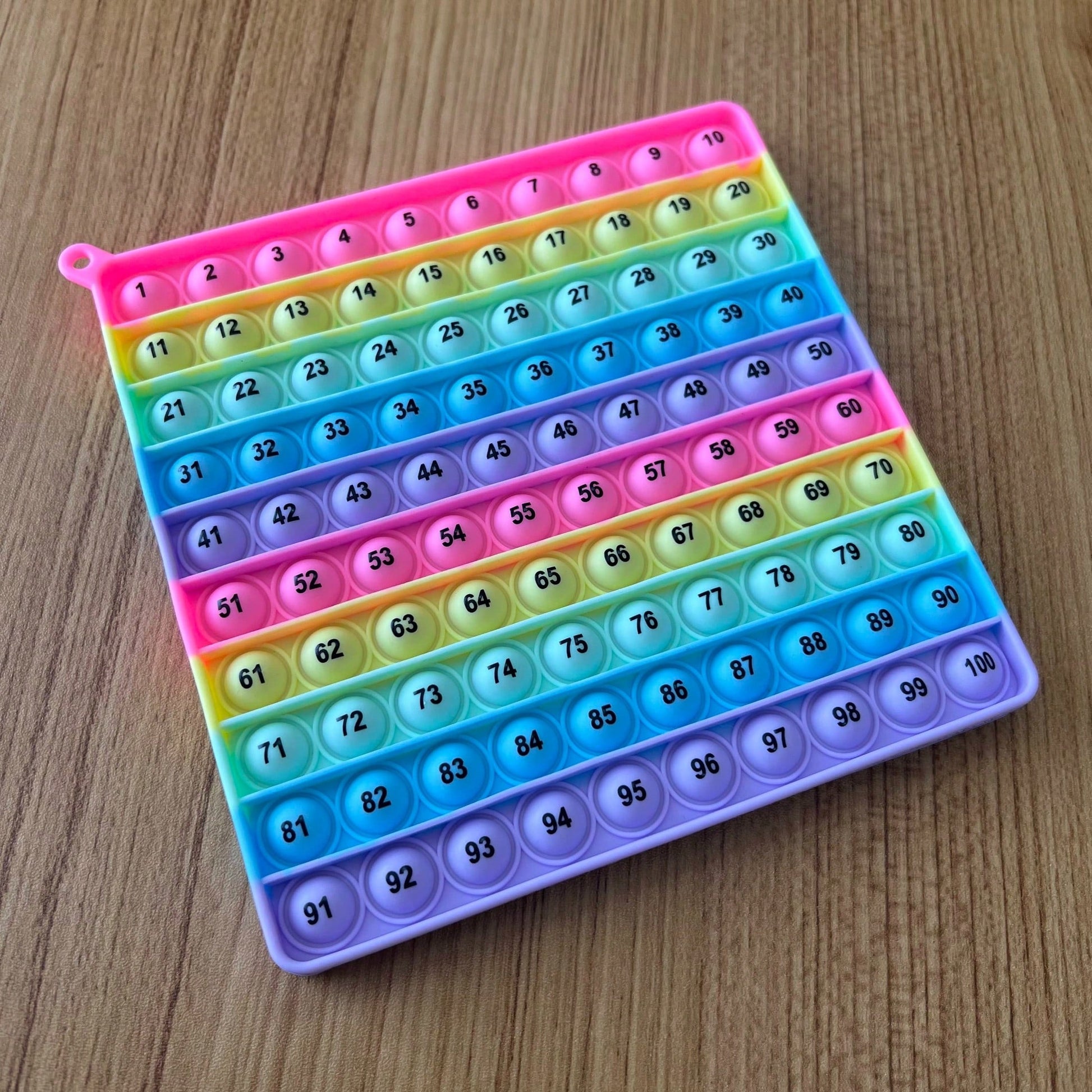 legendstar Rainbow Silicone 1-200 Math Board- Counting And Multiplication Learning Toy, Preschool And Kindergarten Sensory Stress Relief Game, Home Education Classroom Stationery