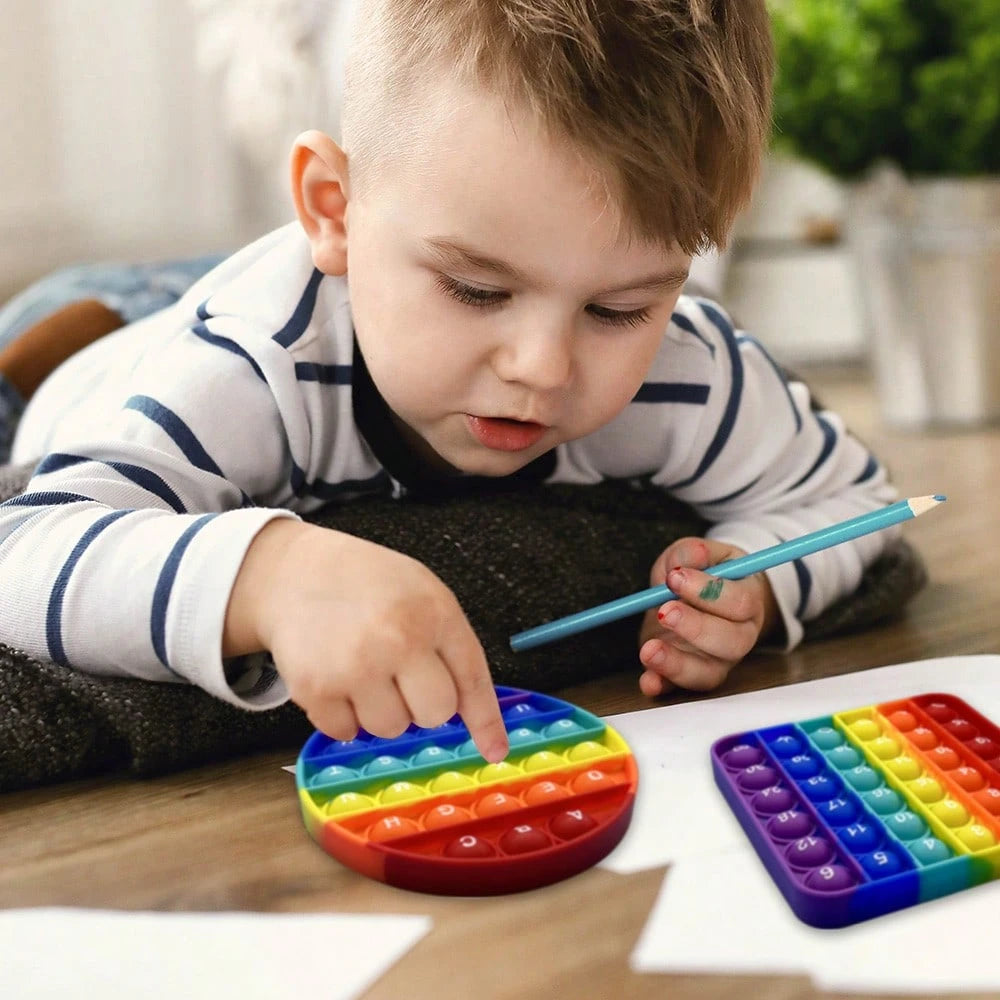 Letter & Number Learning Finger Toys, Bubble Popping Spelling Game, ABC Teaching Tool, Educational Toy, Stationery, Children's Gift, Back To School Classroom Supplies