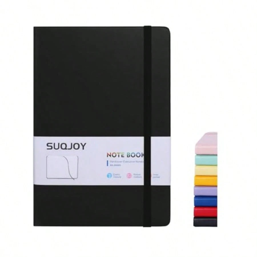 Lined Journal Notebooks For Writing, 100 GSM Thick Paper, 1 Pack Hardcover Notebooks, A5 College Ruled Notebook, Journaling Notebook For School/Travel/Office