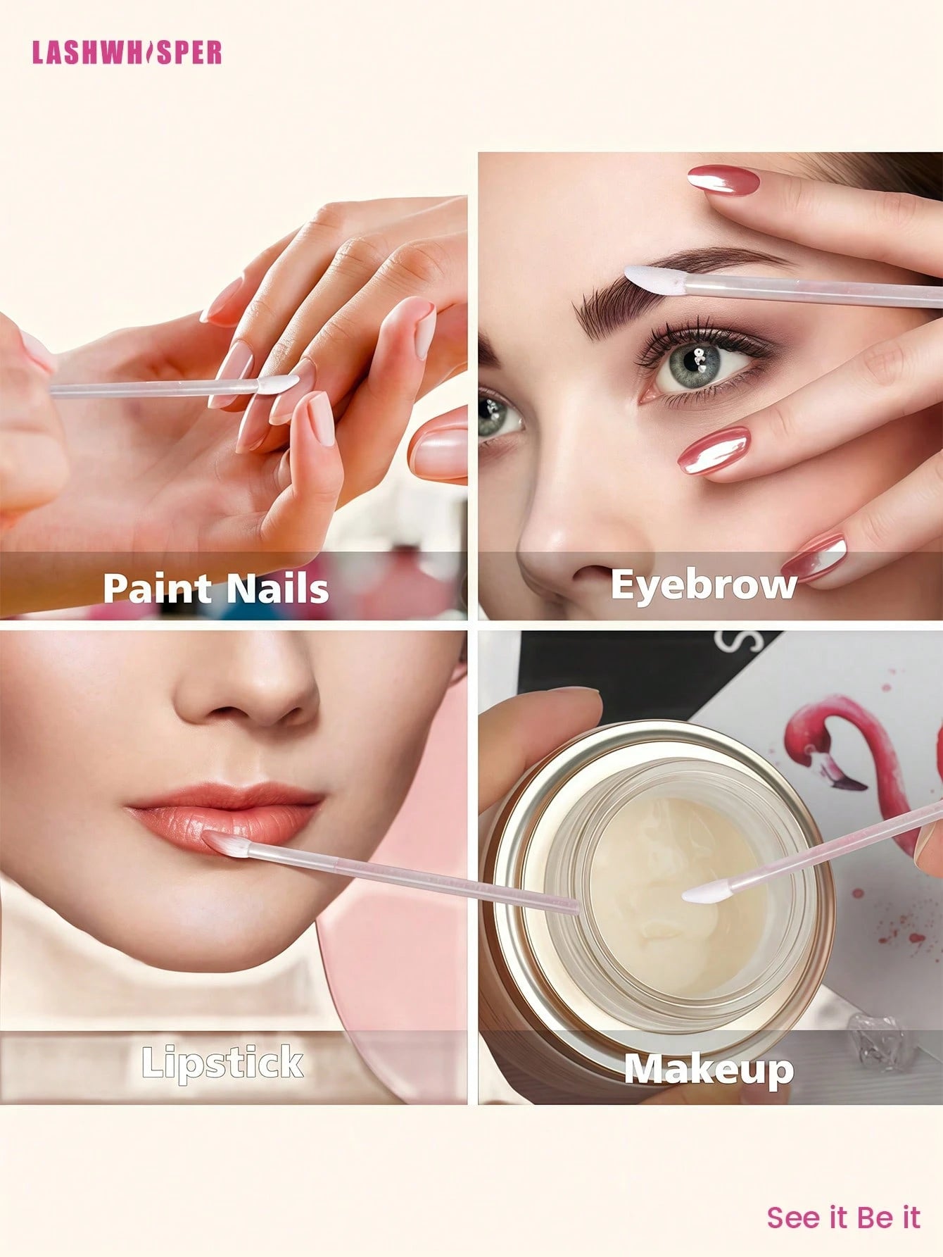 Lip Brush Sticks- Lint-Free Lip Gloss And Lipstick Applicator, Suitable For Makeup, 50/100/200/400/600/800/1000pcs