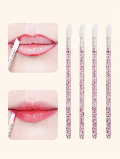 Lip Brush Sticks- Lint-Free Lip Gloss And Lipstick Applicator, Suitable For Makeup, 50/100/200/400/600/800/1000pcs