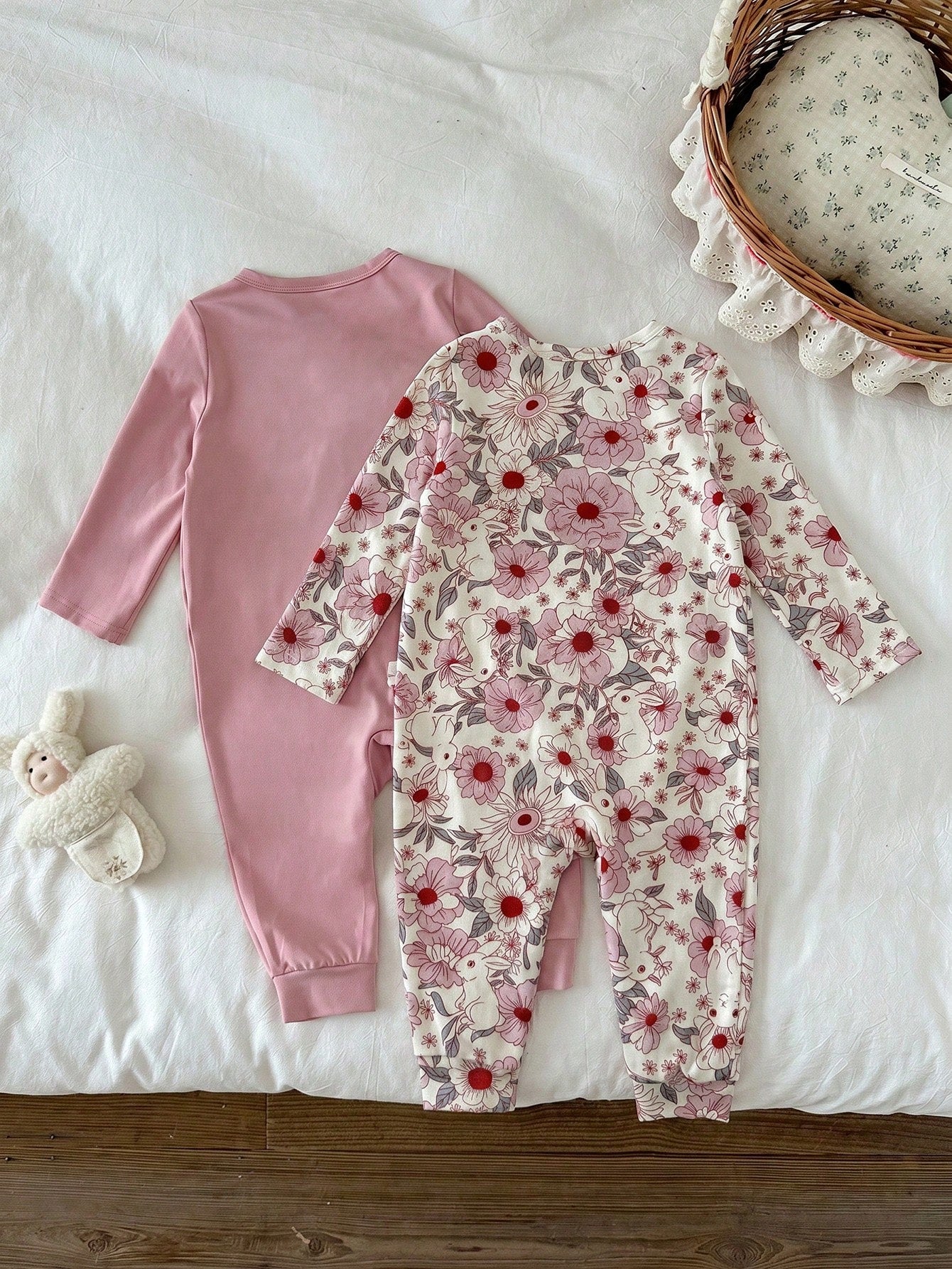 LMoss Kids Baby Girl Knitted Cute Animal Pattern Casual Romper 2 Pieces Set