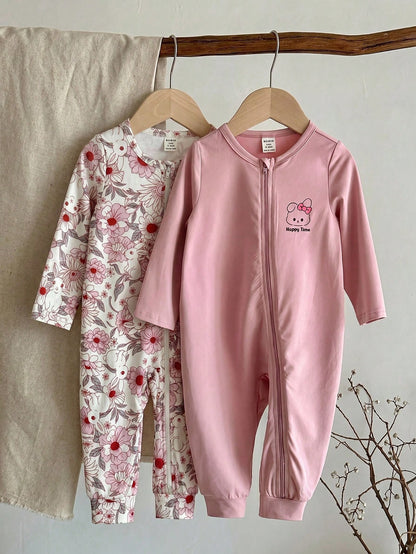 LMoss Kids Baby Girl Knitted Cute Animal Pattern Casual Romper 2 Pieces Set