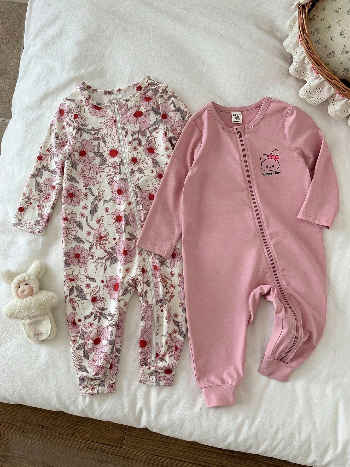 LMoss Kids Baby Girl Knitted Cute Animal Pattern Casual Romper 2 Pieces Set