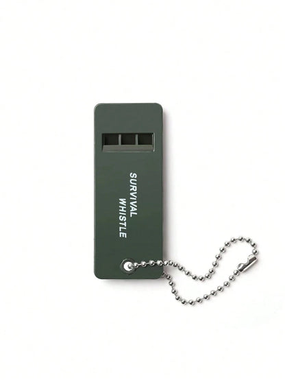 Loud Survival Whistle, Suitable For Outdoor Emergencies, Hiking, Camping And Sports Safety- Durable, Compact And Lightweight Design, High-Pitch Survival Signal Whistle With Keychain Attachment