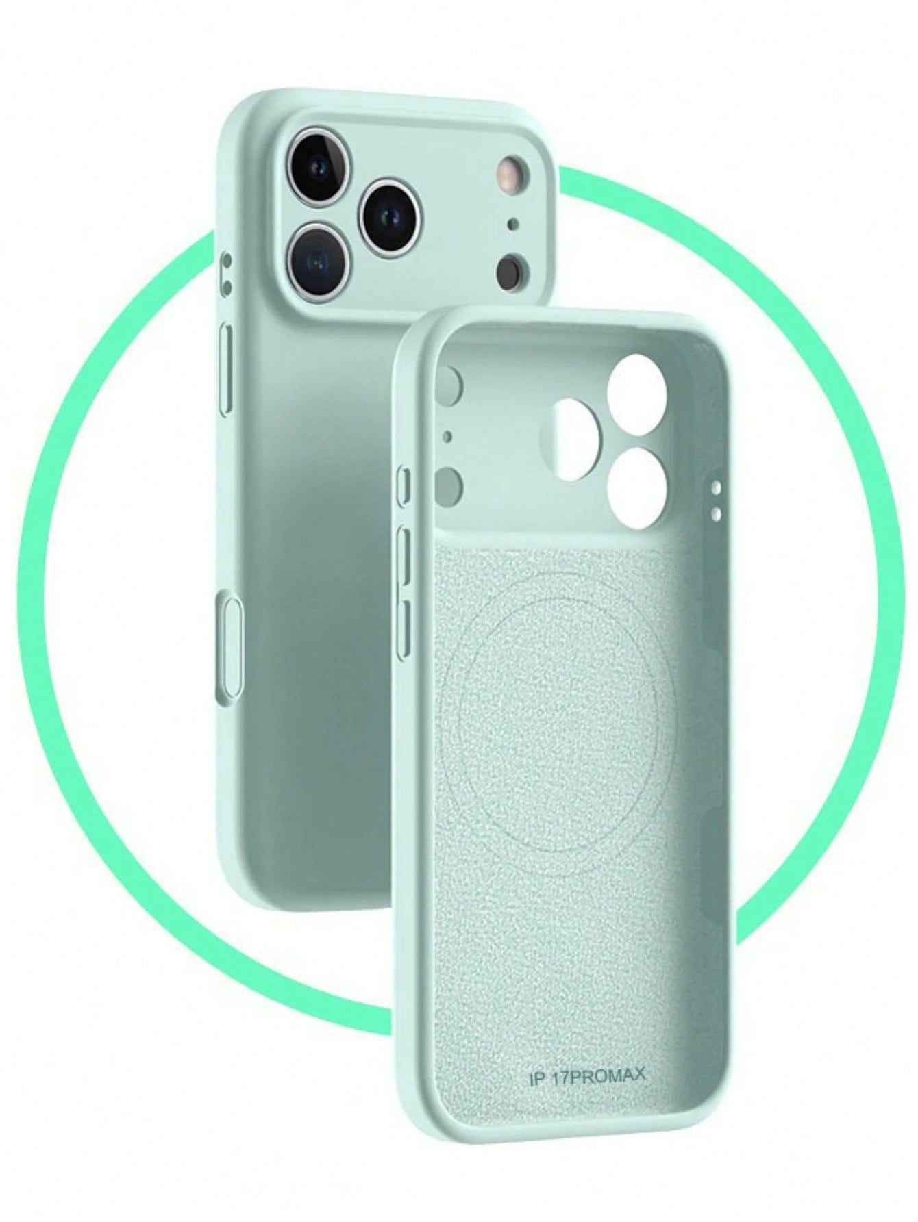 Luxury Liquid Silicone Magnetic Phone Case Compatible With IPhone 17 ProMax 17 Pro 17 Air 17 16 Plus 15 14 13 12 Pro Max, Supports Wireless Charging, Smooth Surface