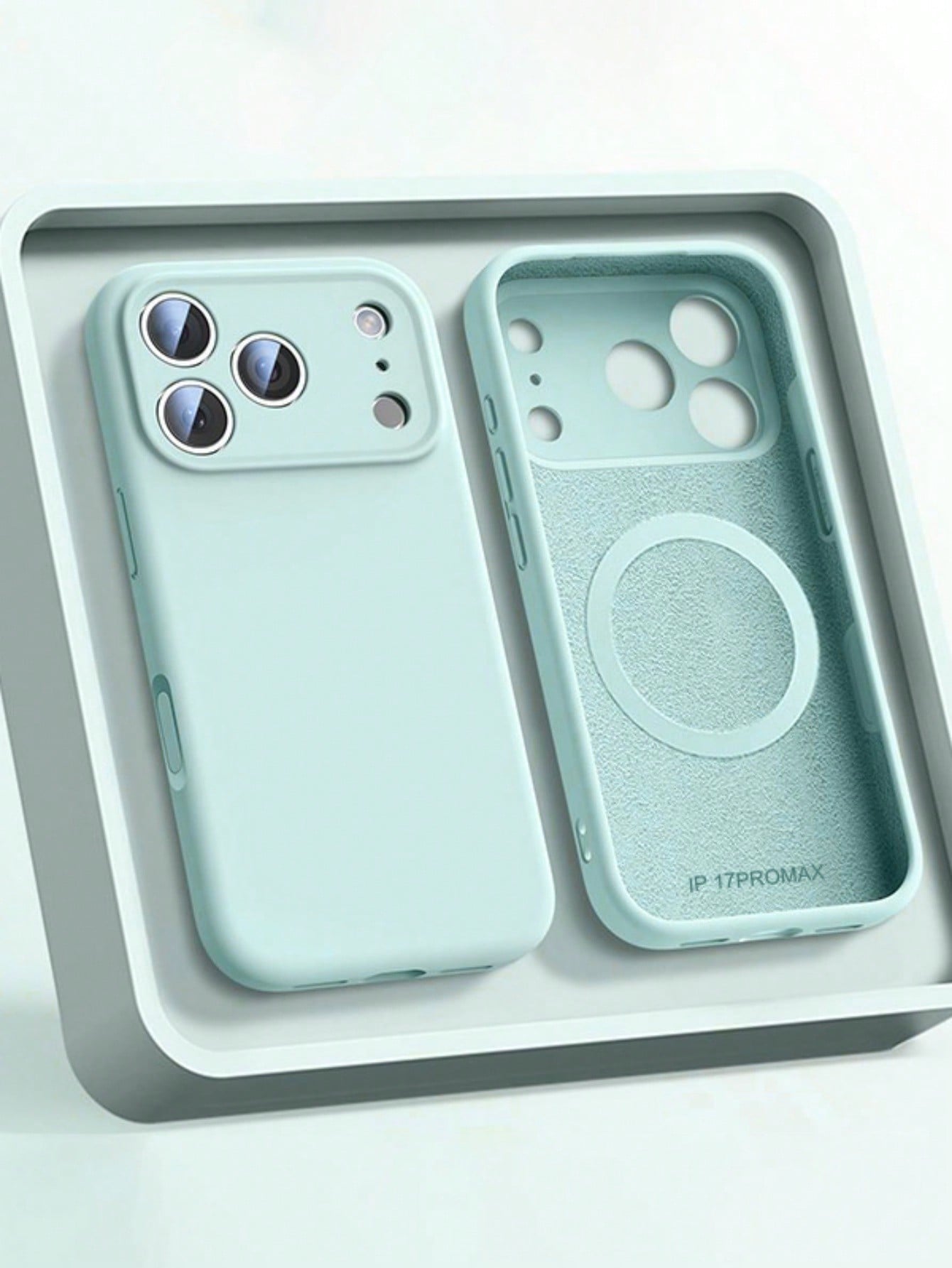 Luxury Liquid Silicone Magnetic Phone Case Compatible With IPhone 17 ProMax 17 Pro 17 Air 17 16 Plus 15 14 13 12 Pro Max, Supports Wireless Charging, Smooth Surface