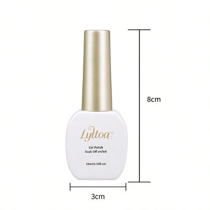 LYTTOA 10ML Summer Glossy Green Grape Purple Magnetic Cat Eye Gel Polish Long Lasting Soak-Off Cat Eye Gel For Finger Toenail Nail Decoration
