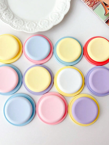 Macaron Color Silicone Magnetic Air Cushion Phone Holder, Adsorption Desk Stand, Foldable Air Cushion Bracket Compatible With IPhone, Android Phone, Gift For Birthday, Family, Friends Gifts Birthday P