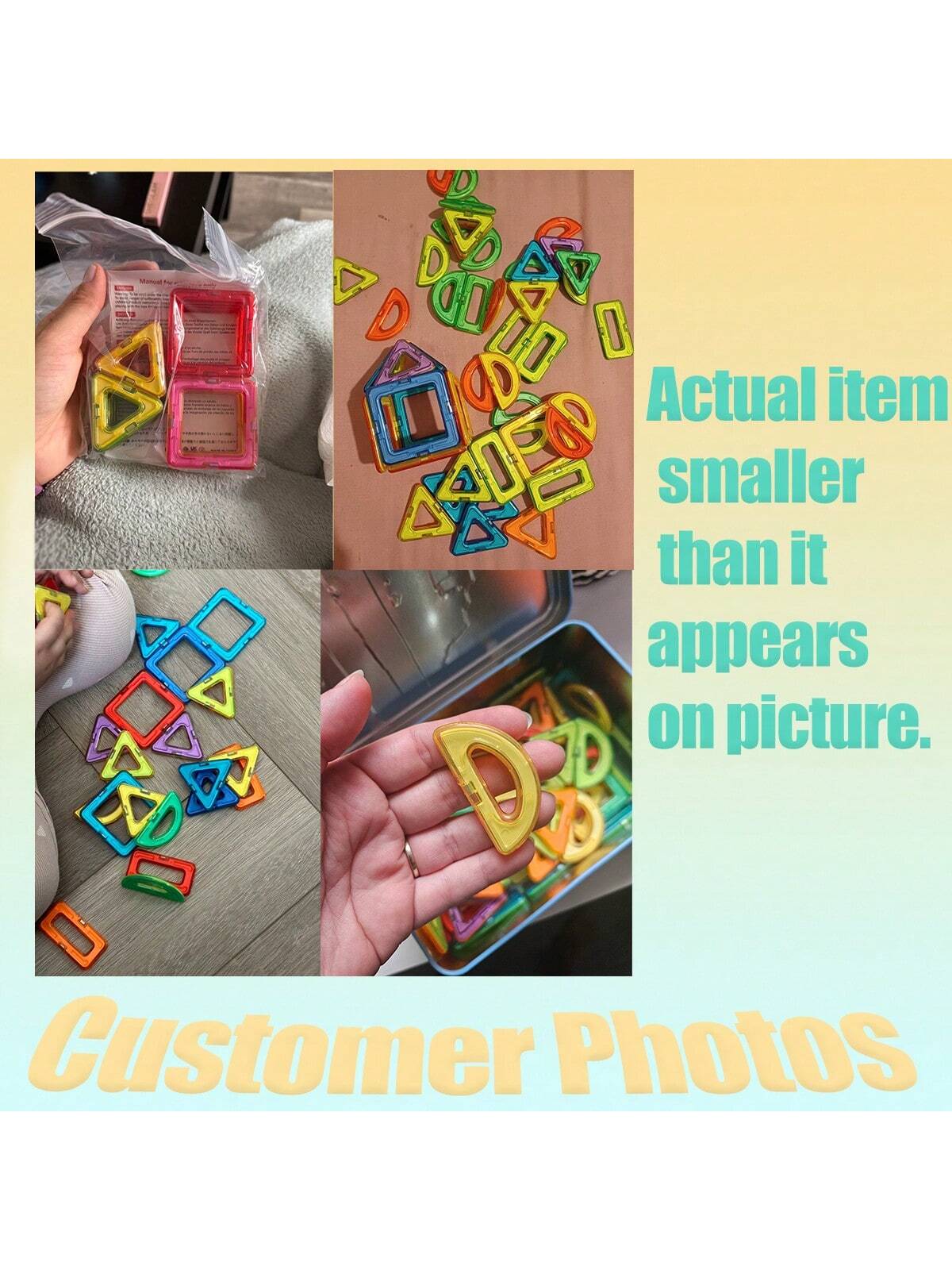 Magnetic Building Blocks Set- Science Kit And Toys For STEM Learning, Building And Creativity- Back To School Birthday Gift (Size: 5.5cm/2.17in And 4.7cm/1.85in)