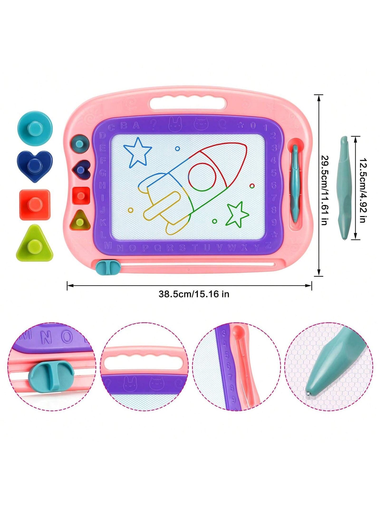 Magnetic Drawing Board,Toddler Toys For Girls Boys 3 Year Old Gifts,Magnetic Doodle Board For Kids,Large Etch Magnet Sketch Doodle Pad Christmas Easter Valentines Day Gifts For Kids