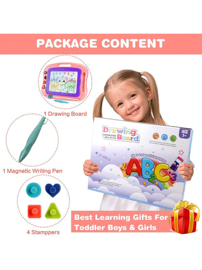 Magnetic Drawing Board,Toddler Toys For Girls Boys 3 Year Old Gifts,Magnetic Doodle Board For Kids,Large Etch Magnet Sketch Doodle Pad Christmas Easter Valentines Day Gifts For Kids