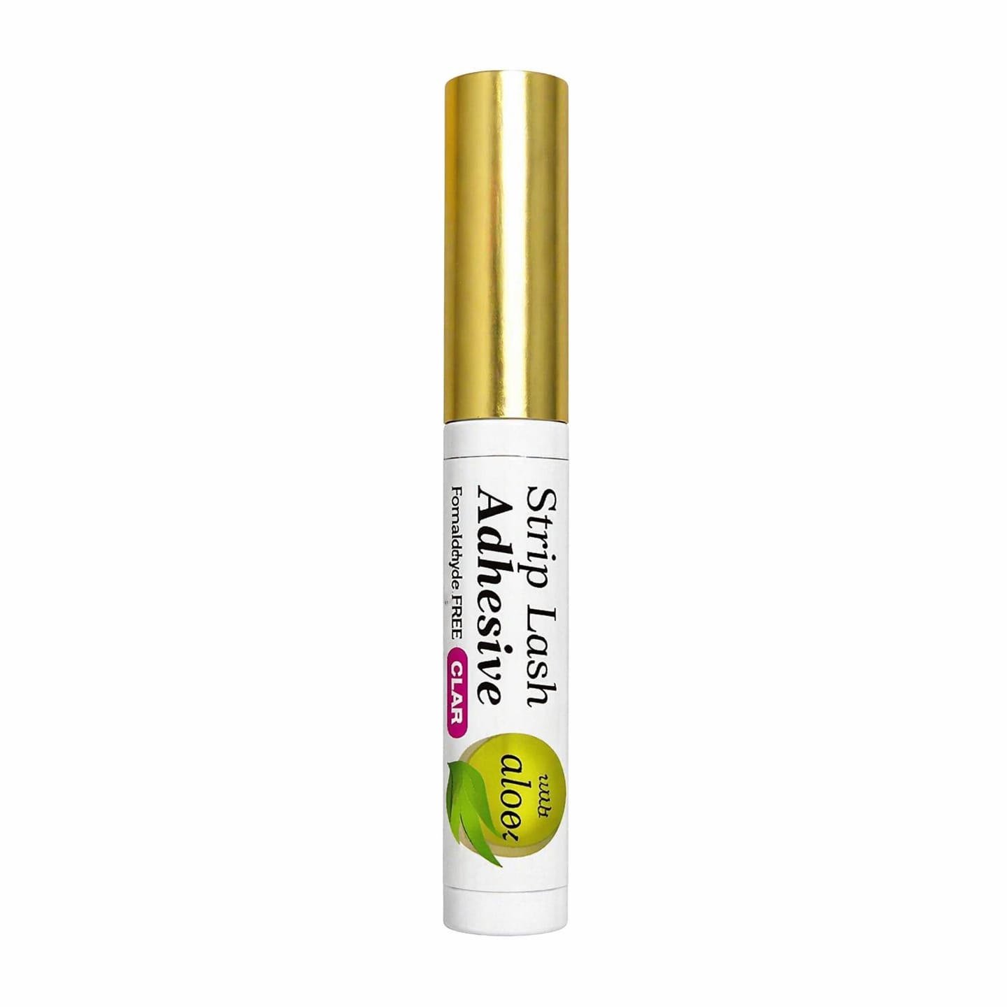 meilchily Hypoallergenic Clear Eyelash Adhesive Glue Infused With Aloe, Formaldehyde & Latex Free Waterproof 24 Hours Hold Brush-On Strip Lash Glue For Sensitive Skin 5g