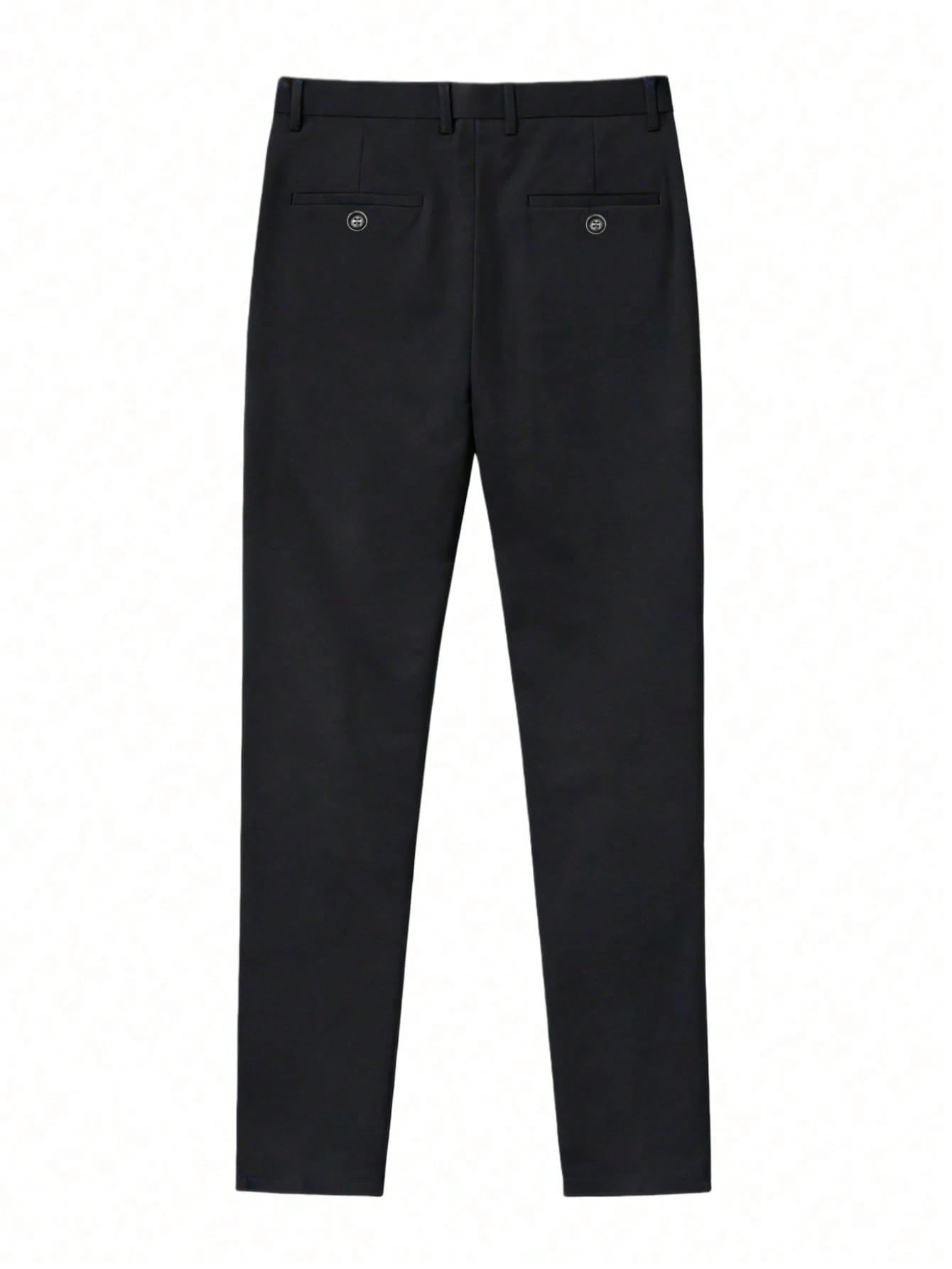 Men's Classic Design Dress Pants, Solid Color Stretchy Trousers For Business Occasions, Elegant Luxurious Style Spring/Summer