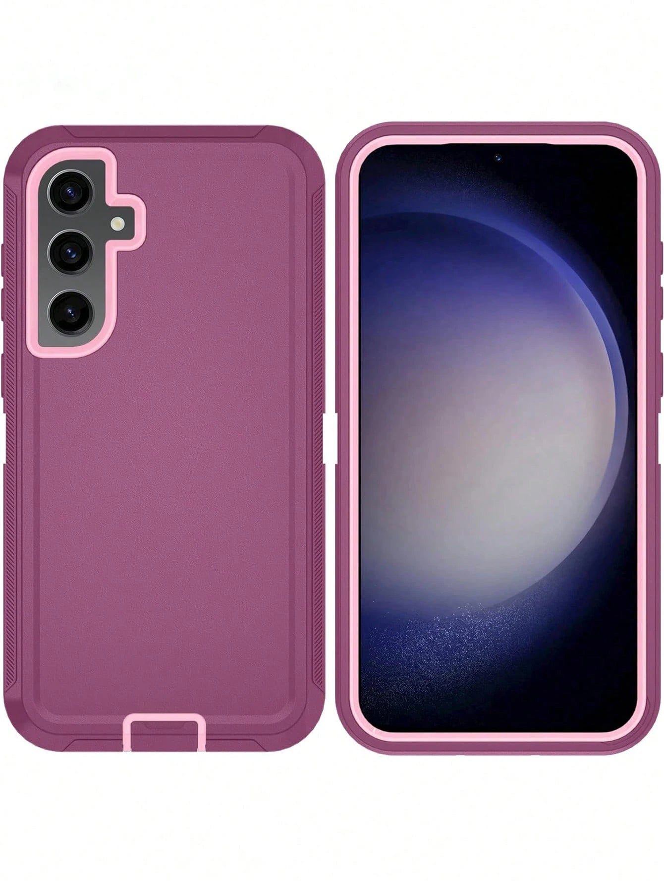 Military-Grade Shockproof Heavy-Duty Full-Body Protective Phone Case, Anti-Scratch Durable 3-In-1 Protective Cover For IPhone, Galaxy, HONOR And Other Smartphones Birthday Gift