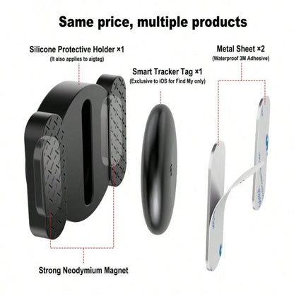 Mini GPS Tracker, 1 Count Car GPS Tracker With Weatherproof Magnetic Case, Batteries Powered Hidden Car Tracking Device