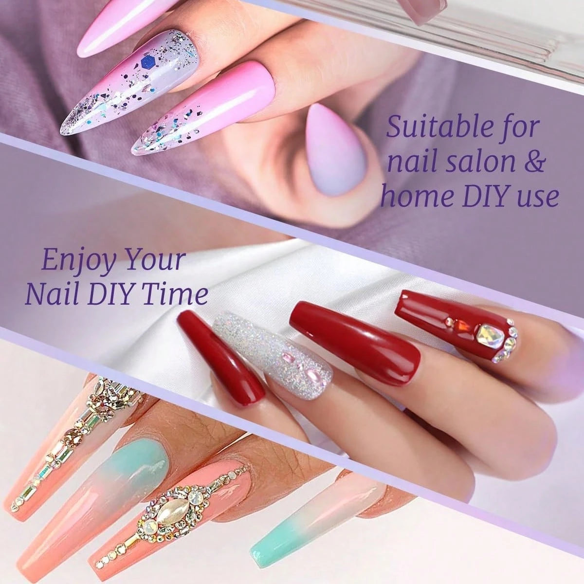Mini Single Finger UV LED Nail Dryer With Countdown Display, Portable USB Rechargeable Curing Light For Salon And Personal Use