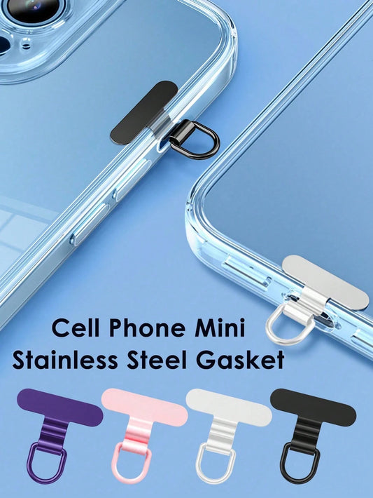 Mini Stainless Steel Washer Clip Side Hanging Connector For Mobile Phone